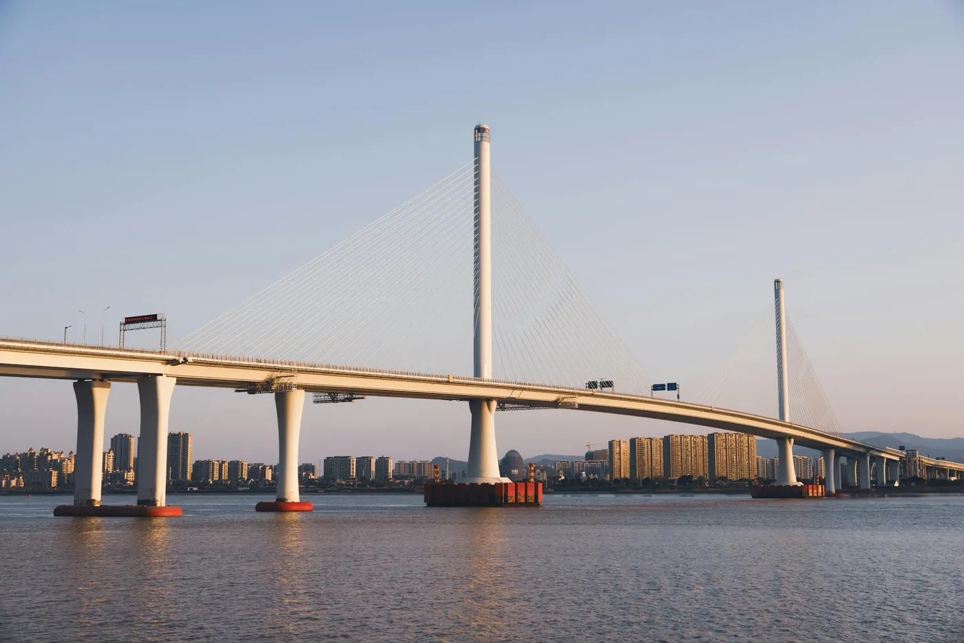 The Millennium Bridge and Podgorica's New City